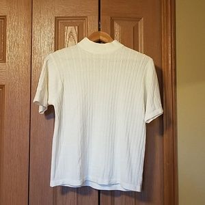 White Turtleneck Shirt